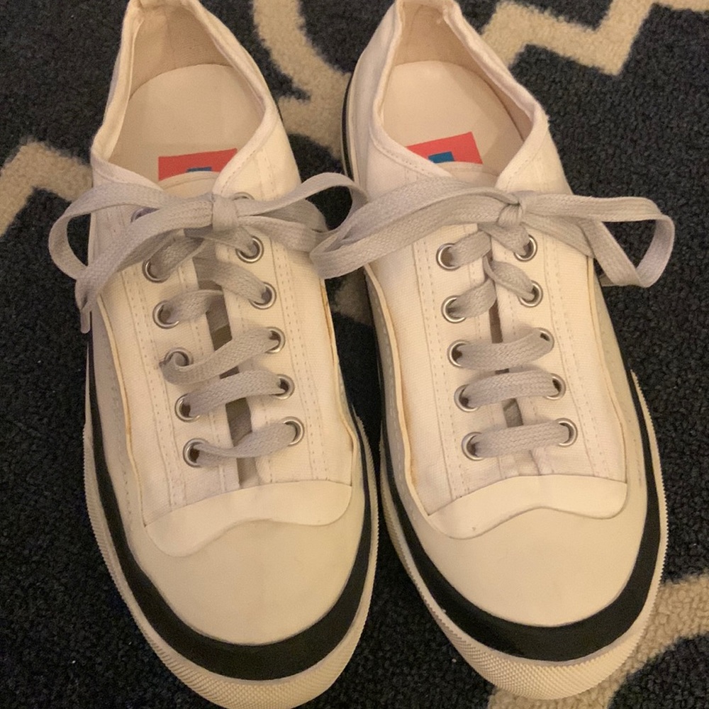 Acme Studio, Blå Konst Tennis sneakers